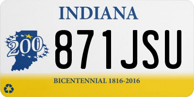 IN license plate 871JSU