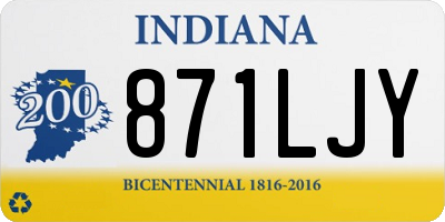 IN license plate 871LJY