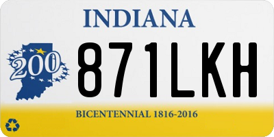 IN license plate 871LKH