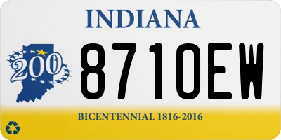 IN license plate 871OEW