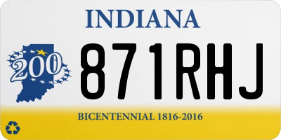 IN license plate 871RHJ