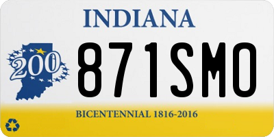 IN license plate 871SMO