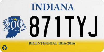 IN license plate 871TYJ