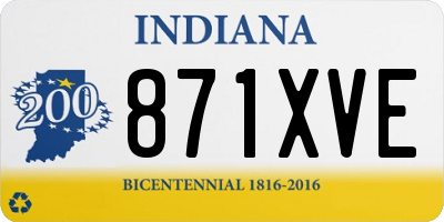 IN license plate 871XVE