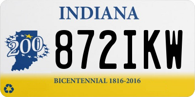 IN license plate 872IKW