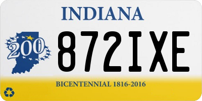 IN license plate 872IXE