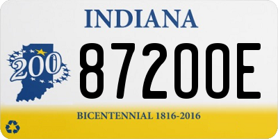 IN license plate 872OOE