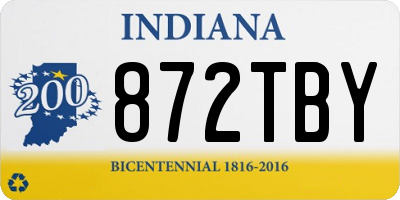 IN license plate 872TBY