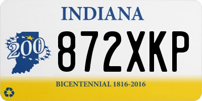 IN license plate 872XKP