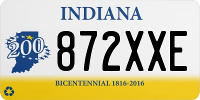 IN license plate 872XXE