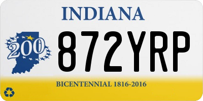 IN license plate 872YRP