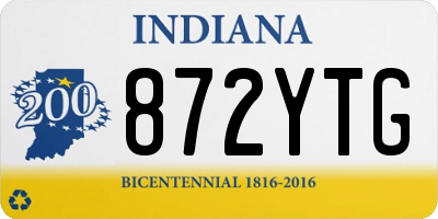IN license plate 872YTG