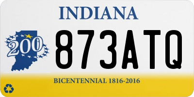 IN license plate 873ATQ