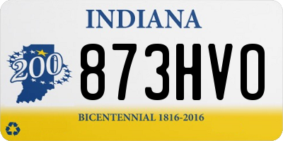 IN license plate 873HVO