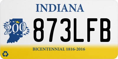 IN license plate 873LFB