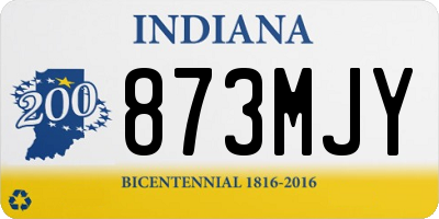 IN license plate 873MJY