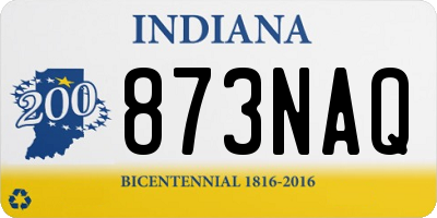 IN license plate 873NAQ