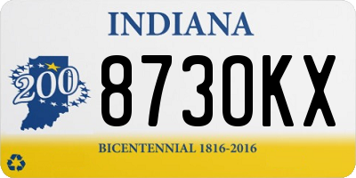 IN license plate 873OKX