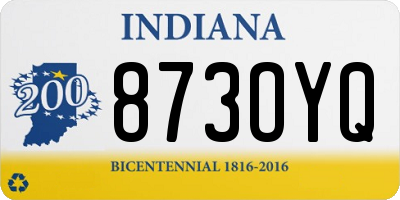 IN license plate 873OYQ