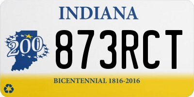 IN license plate 873RCT