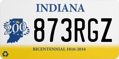 IN license plate 873RGZ