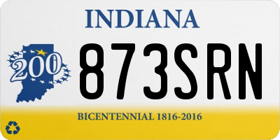 IN license plate 873SRN