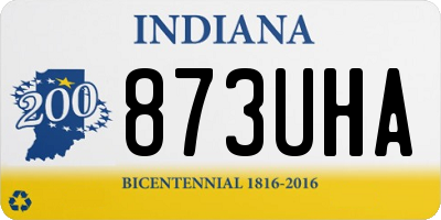 IN license plate 873UHA