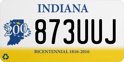IN license plate 873UUJ