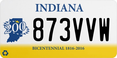 IN license plate 873VVW