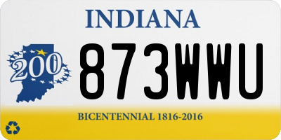 IN license plate 873WWU