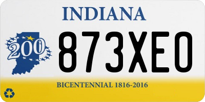 IN license plate 873XEO
