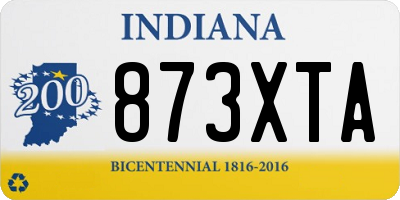 IN license plate 873XTA