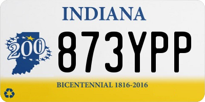IN license plate 873YPP