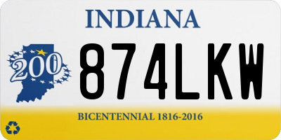 IN license plate 874LKW