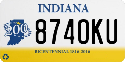 IN license plate 874OKU