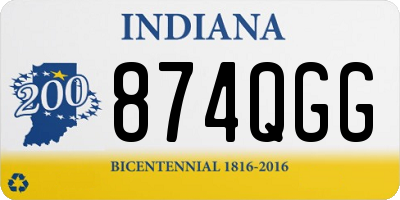IN license plate 874QGG