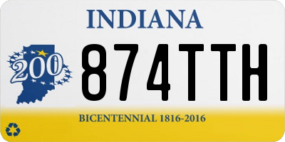 IN license plate 874TTH