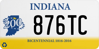 IN license plate 876TC