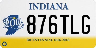IN license plate 876TLG