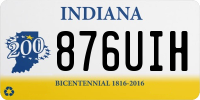 IN license plate 876UIH