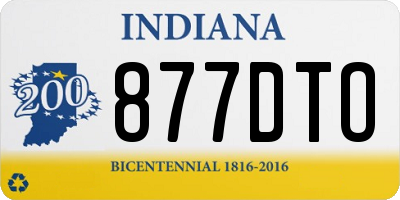 IN license plate 877DTO