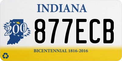 IN license plate 877ECB