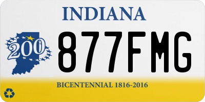IN license plate 877FMG
