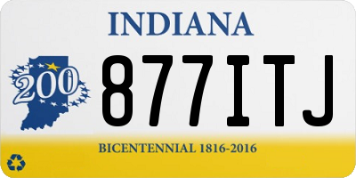 IN license plate 877ITJ