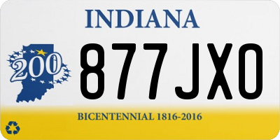 IN license plate 877JXO