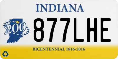 IN license plate 877LHE