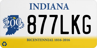 IN license plate 877LKG
