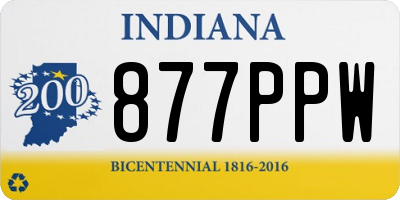 IN license plate 877PPW