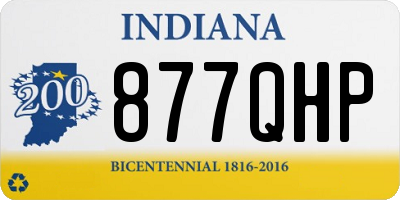 IN license plate 877QHP
