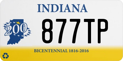 IN license plate 877TP